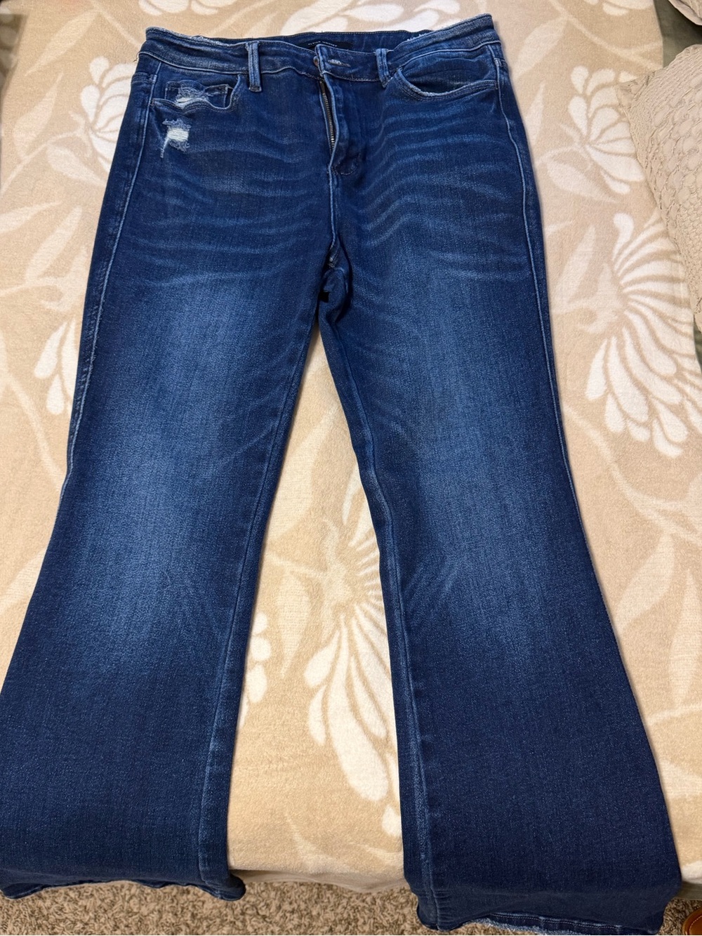 Flying Monkey Women’s Dark Blue Flare Jeans